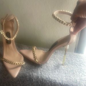 Jessica Rich never worn - MONACO LEATHER SLIP ON ANKLE STRAP size 38